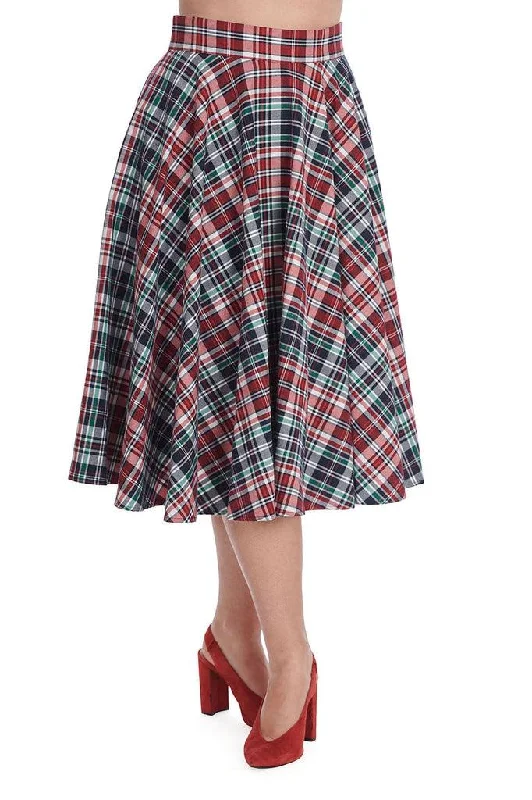 Boat Day Swing Skirt asymmetrical skirt cut