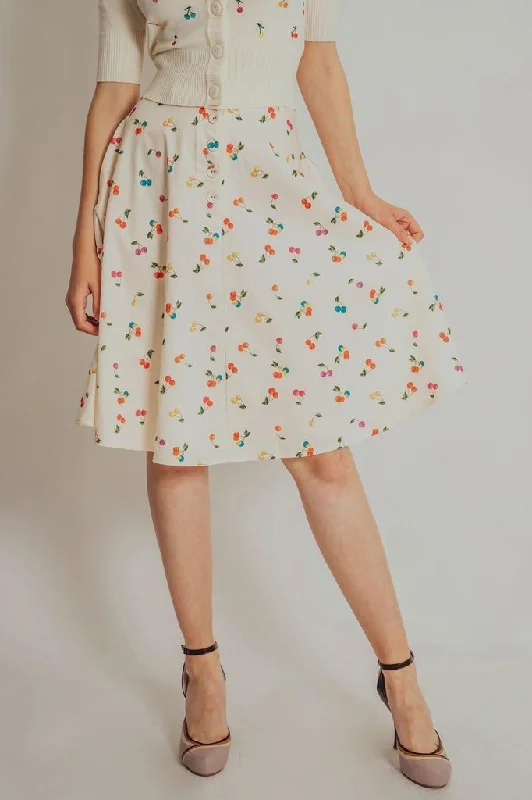 Charlie Knee Length Skirt denim skirt classic
