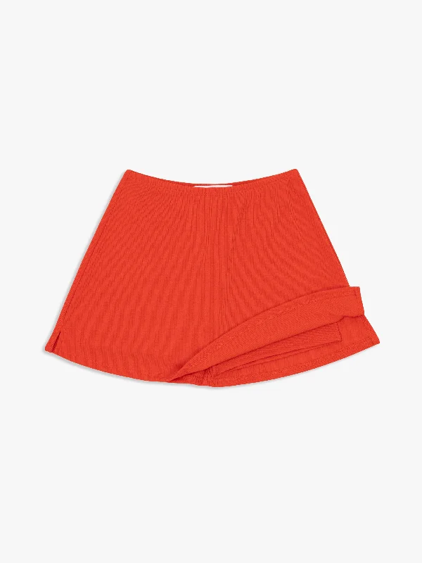 Darcy Skort - Fiery Red lace skirt feminine