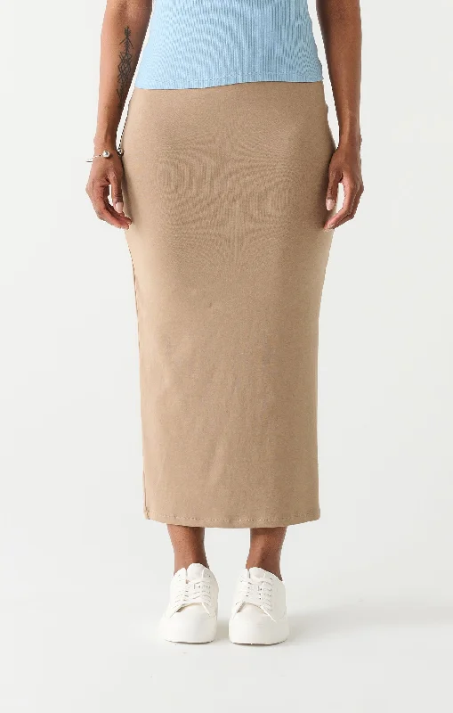Dex Long Pencil Skirt wool skirt sturdy