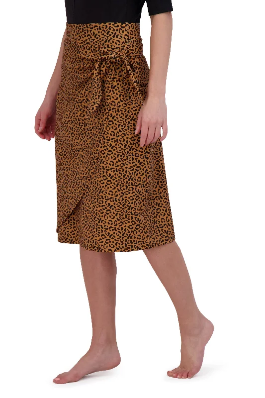 Faux Sarong 26"-Animal print (final-sale)