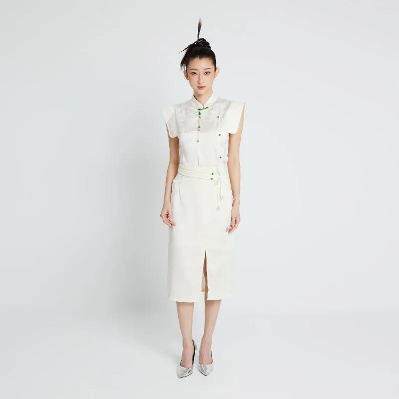 Feng Qi Skirt velvet skirt plush