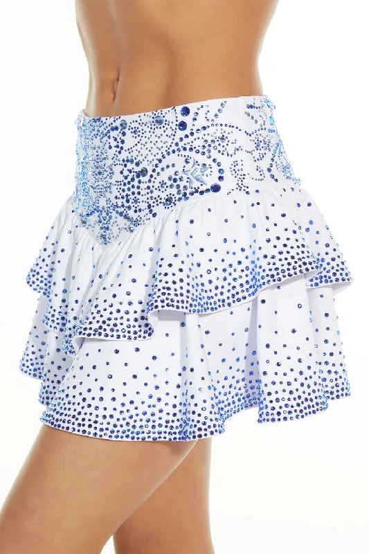 Floral Breeze Crystal Couture Skirt - Special Order pencil skirt chic