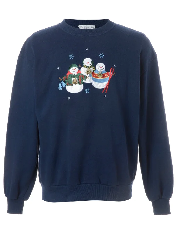 Label Christmas Sweatshirt With Bells Hoodie with Neon Bright Vibrant