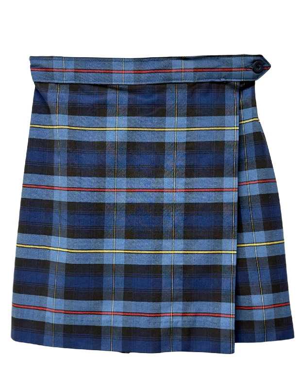 Plaid 41 Flap Skort denim skirt classic