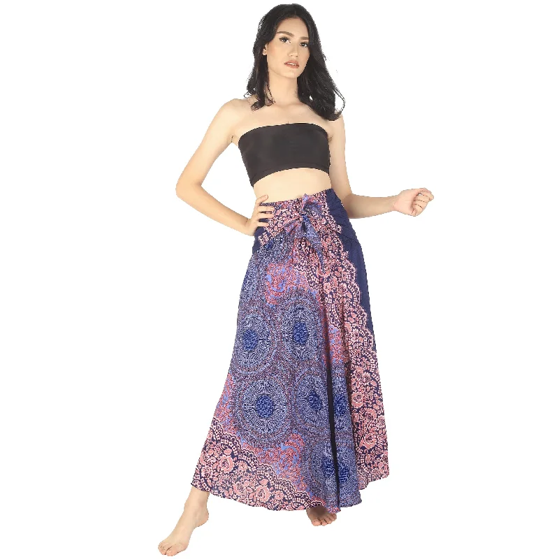 Princess Mandala Women's Bohemian Skirt in Purple SK0033 020030 05 high waist skirt