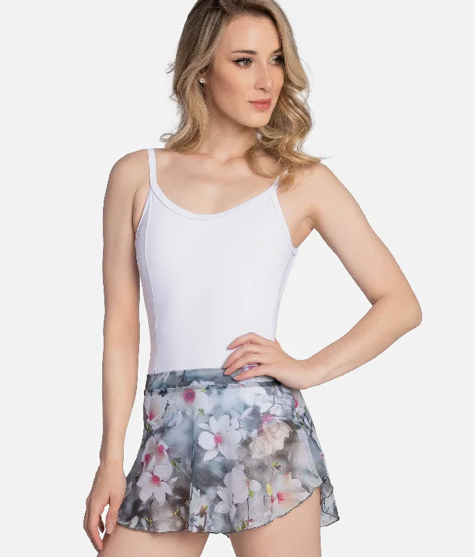 Pull On Ballet Skirt, Floral Design - RDE2298