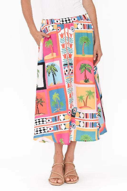 Sulky Pink Tropical Skirt