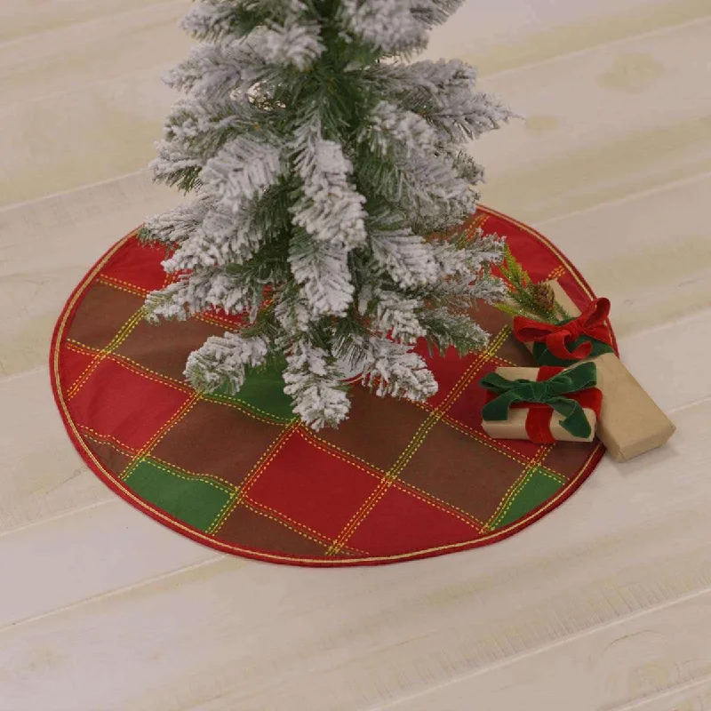 Tristan Mini Christmas Tree Skirt 21 VHC Brands high slit skirt